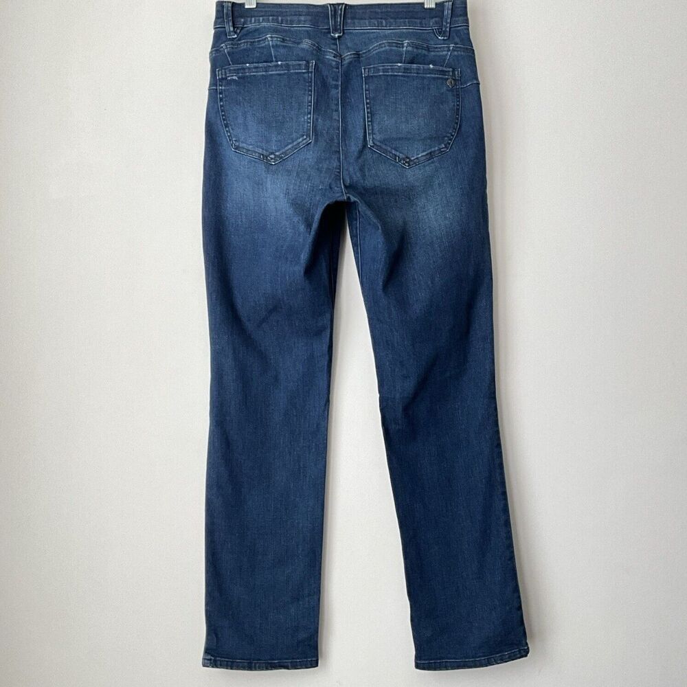 Democracy Straight Leg Ab Solution Curve Equality Jeans Blue 12 - Picture 3 of 11